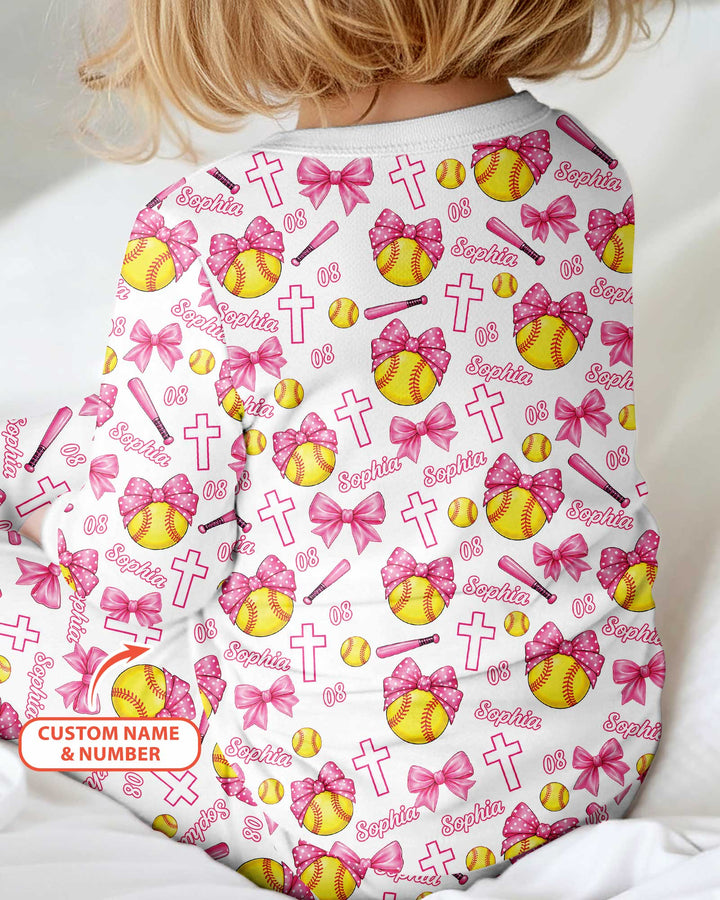 Custom Name Softball Cuties Bamboo Convertible Zippy