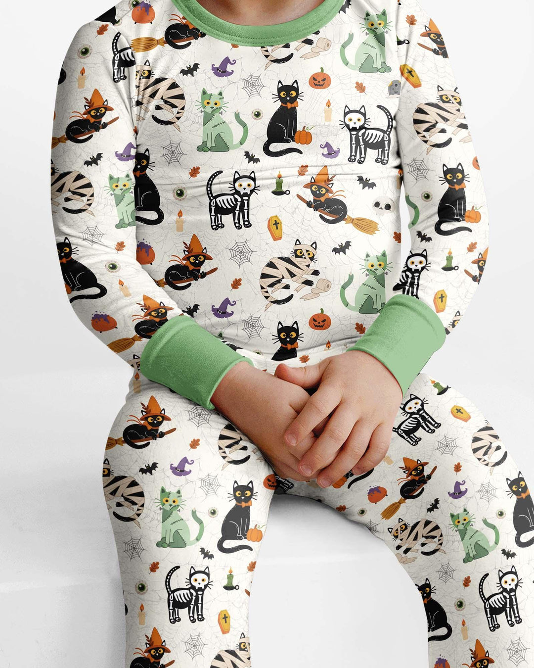 Template Bamboo Two Piece Long Sleeve Pyjamas Set