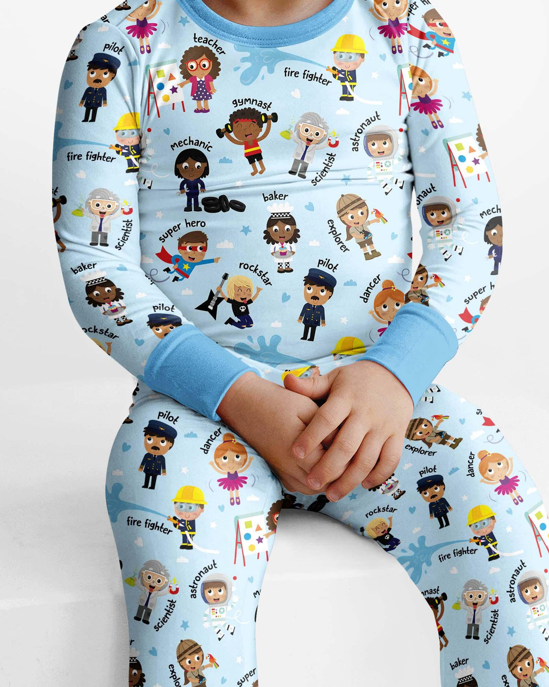 When I Grow Up Bamboo Two Piece Long Sleeve Pajama Set
