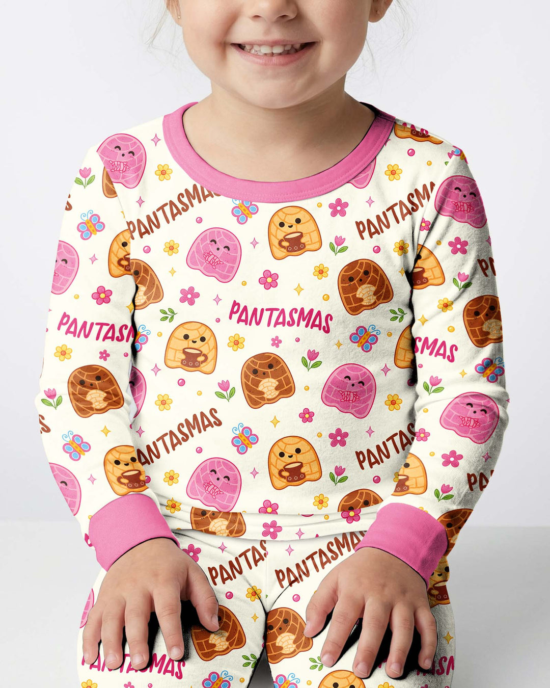 Pantasmas Ghost Bamboo Two Piece Long Sleeve Pajama Set