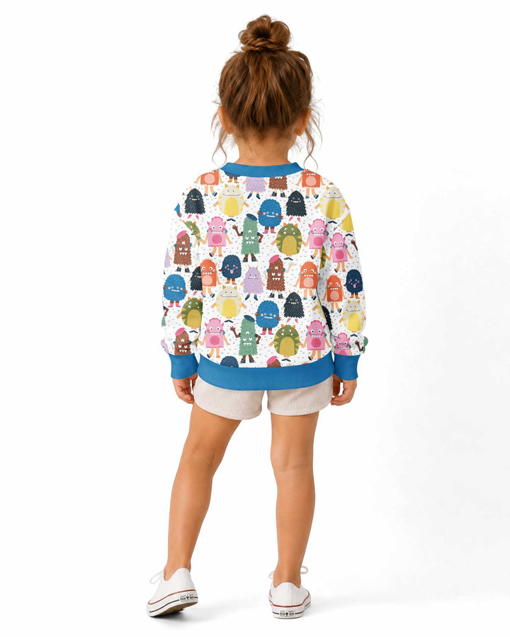 (Not So) Scary Monsters Bamboo Crewneck Sweatshirt