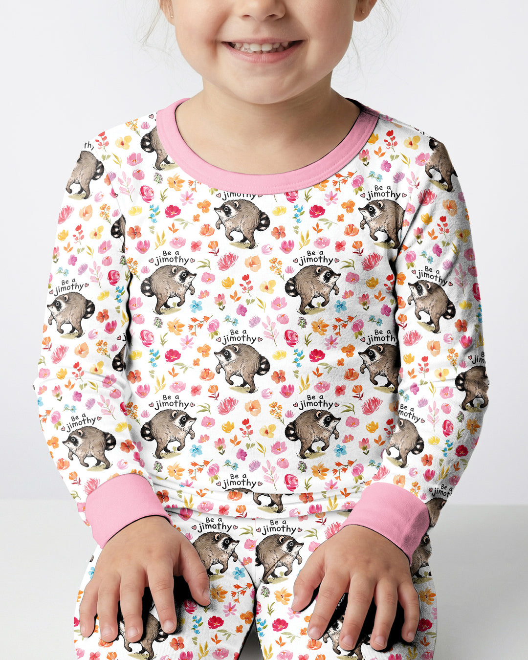 Template Bamboo Two Piece Long Sleeve Pyjamas Set