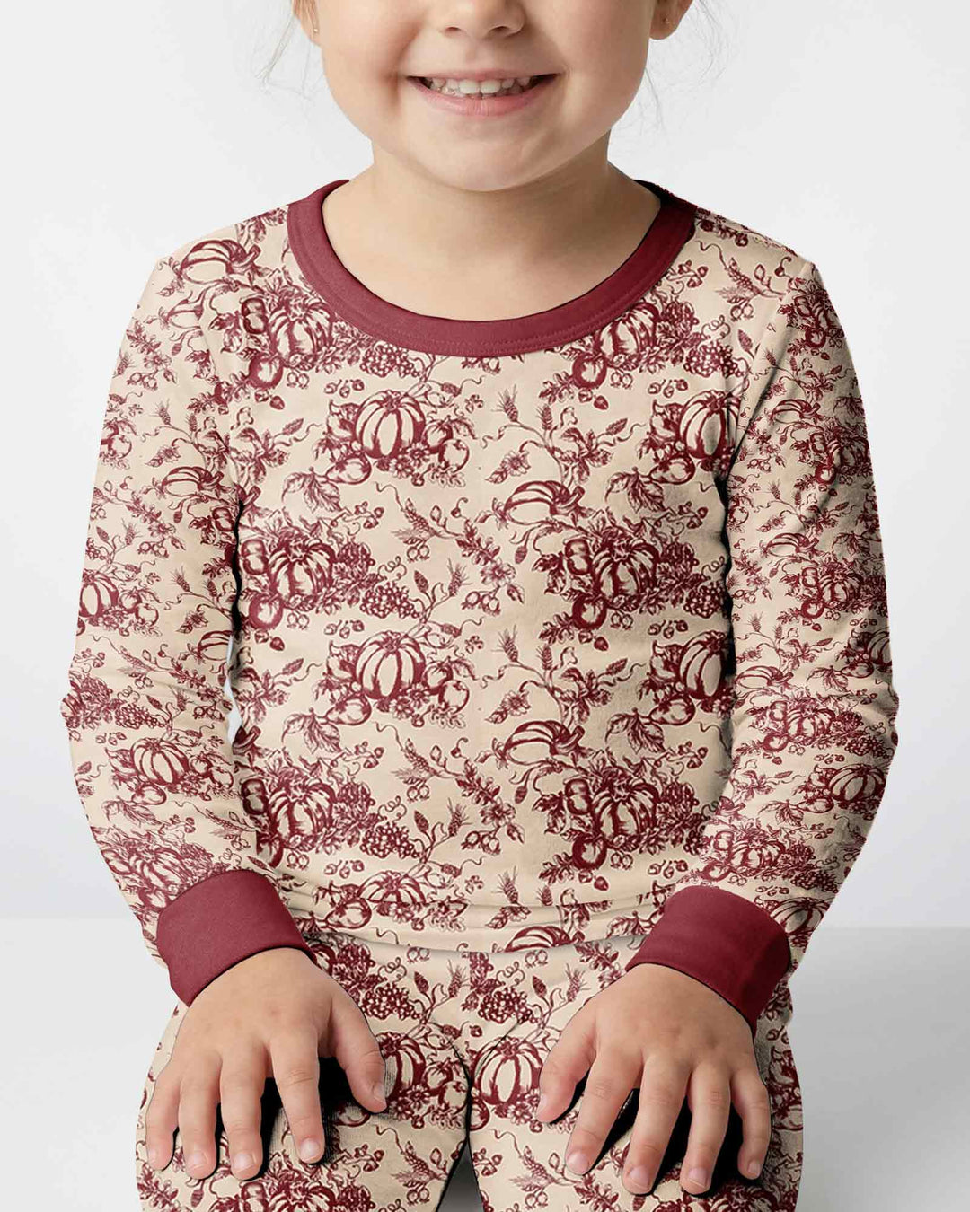 Template Bamboo Two Piece Long Sleeve Pyjamas Set