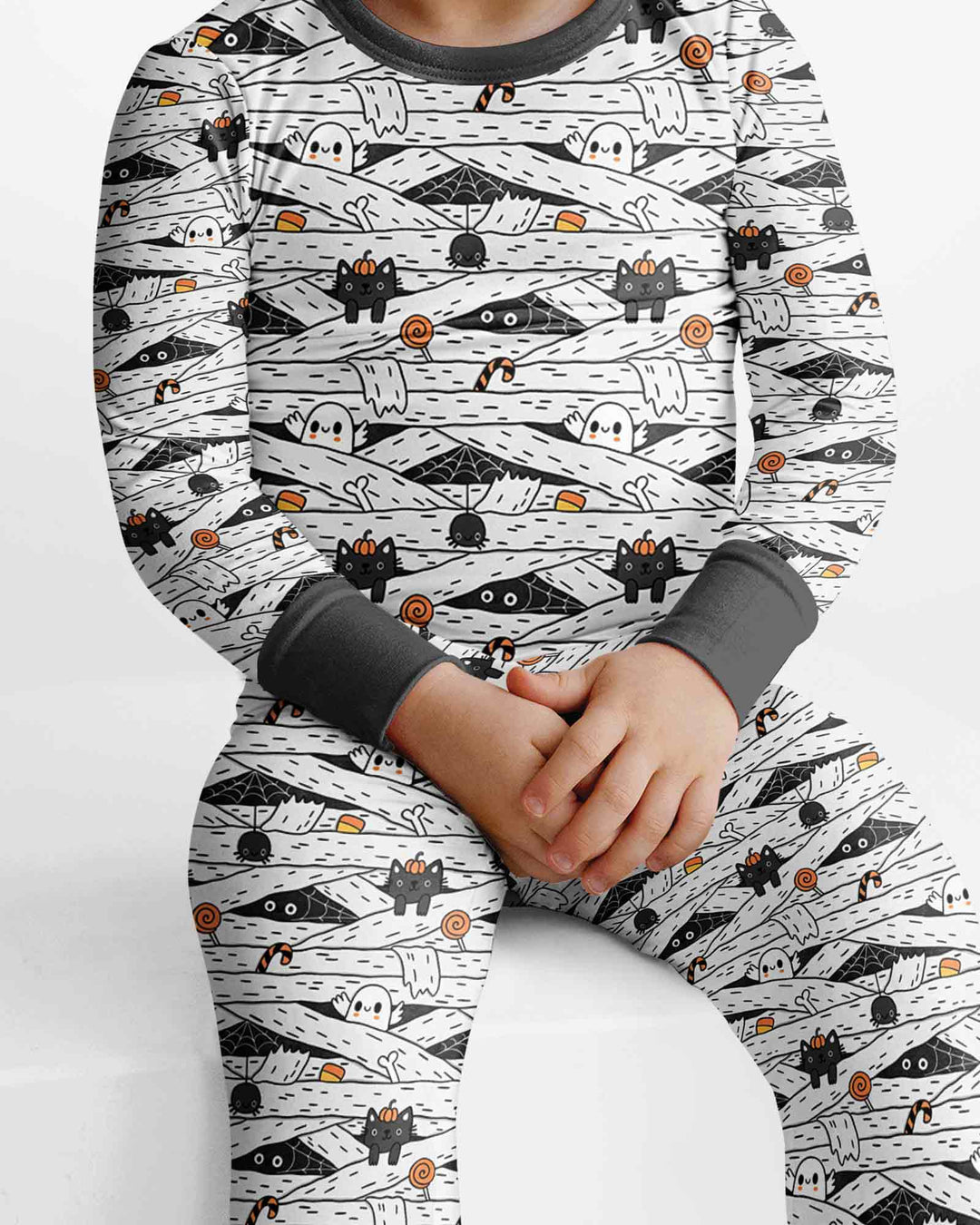 Template Bamboo Two Piece Long Sleeve Pyjamas Set
