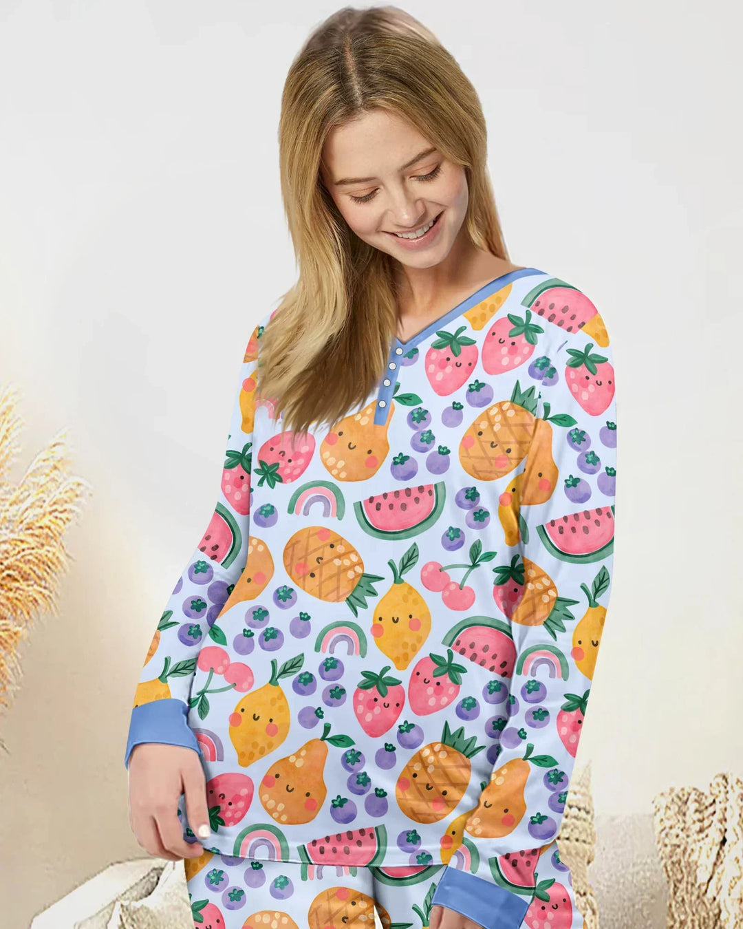 Fruitie Cuties Family Matching Bamboo Women Pajama Set