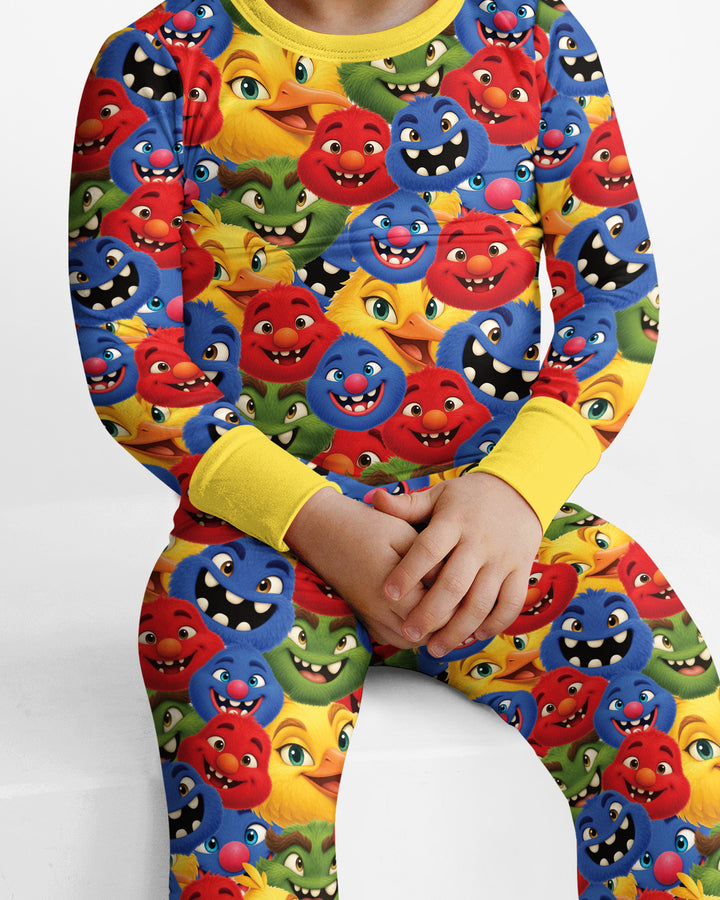 Let Have Some Fun Bamboo Two Piece Long Sleeve Pajama Set