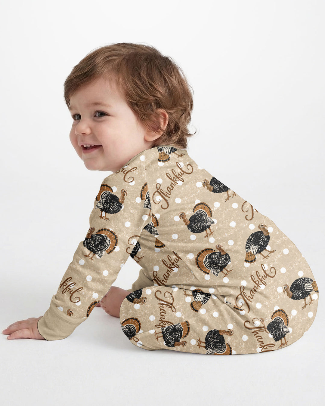 Turkey Thankful Bamboo Convertible Zippy