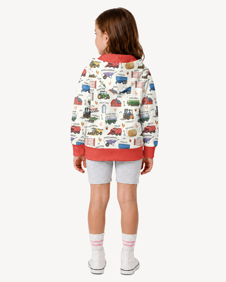 Little Farmer Bamboo Zip Hoodie