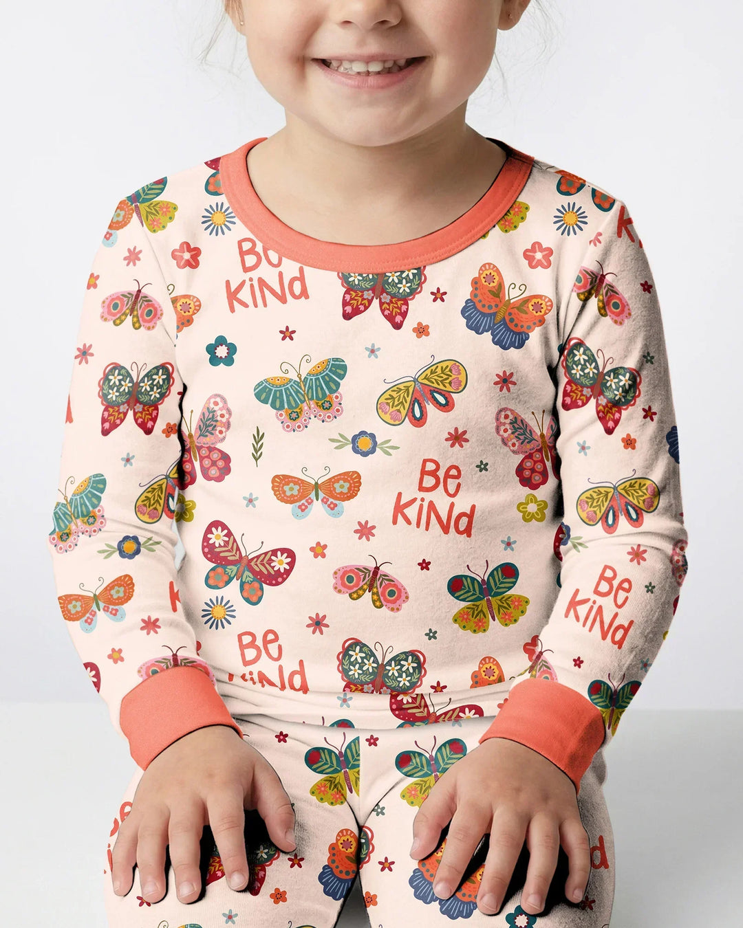Template Bamboo Two Piece Long Sleeve Pyjamas Set