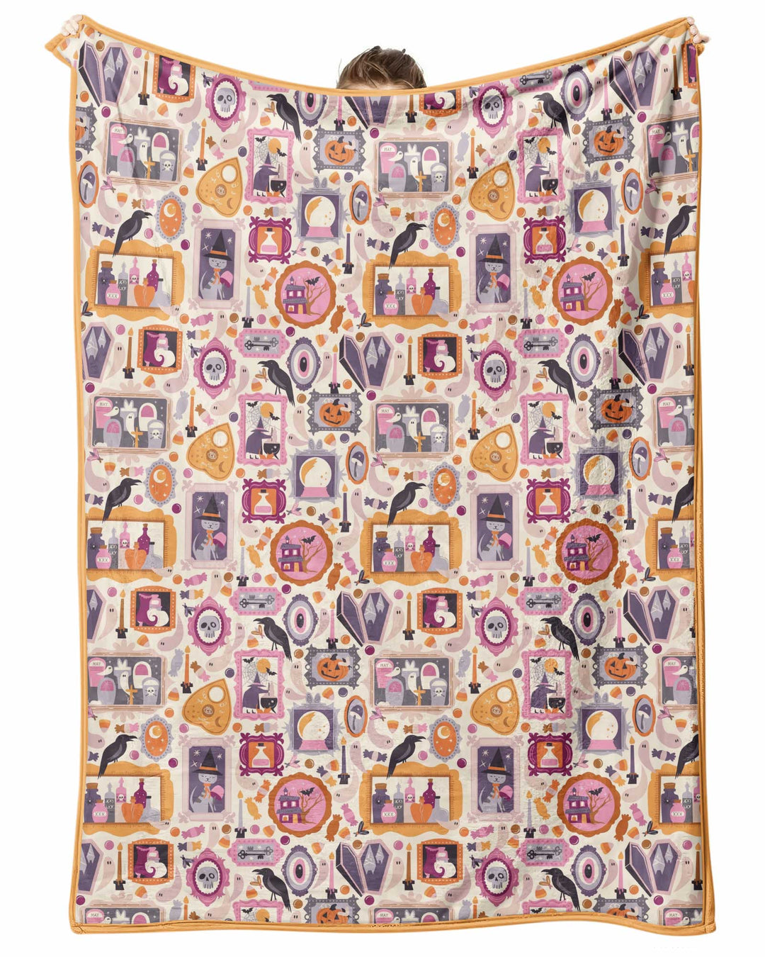 Spooky Portraits Bamboo Blanket