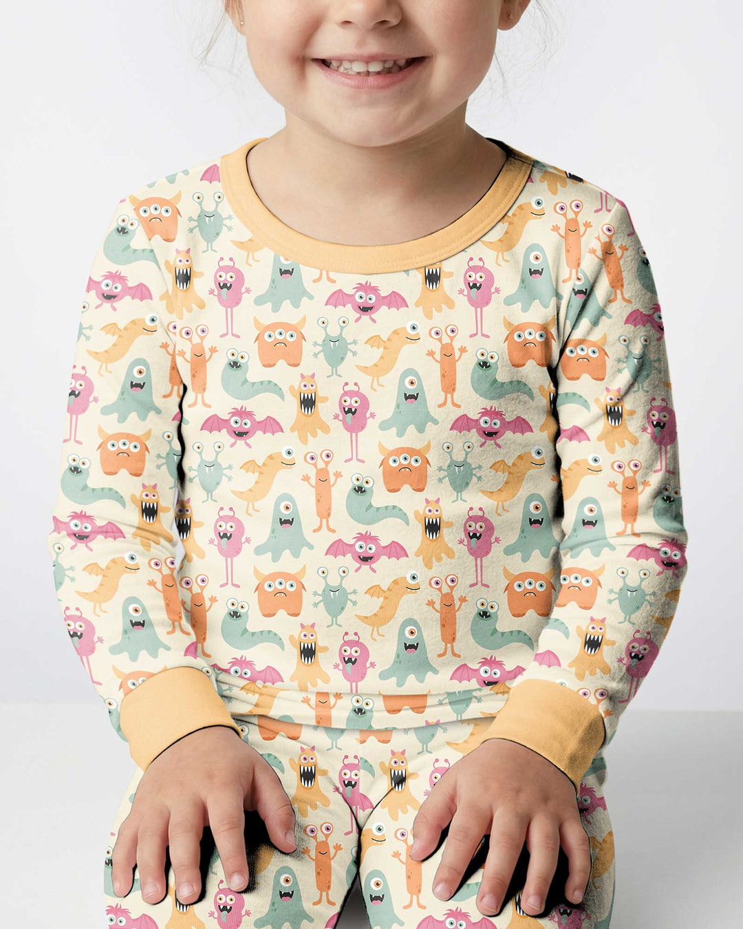 Monster Boo Bash Bamboo Two Piece Long Sleeve Pajama Set