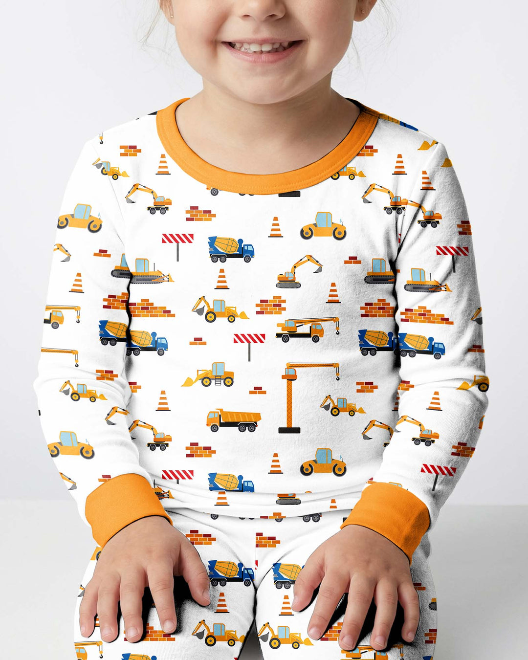 Construction Bamboo Two Piece Pyjamas Set