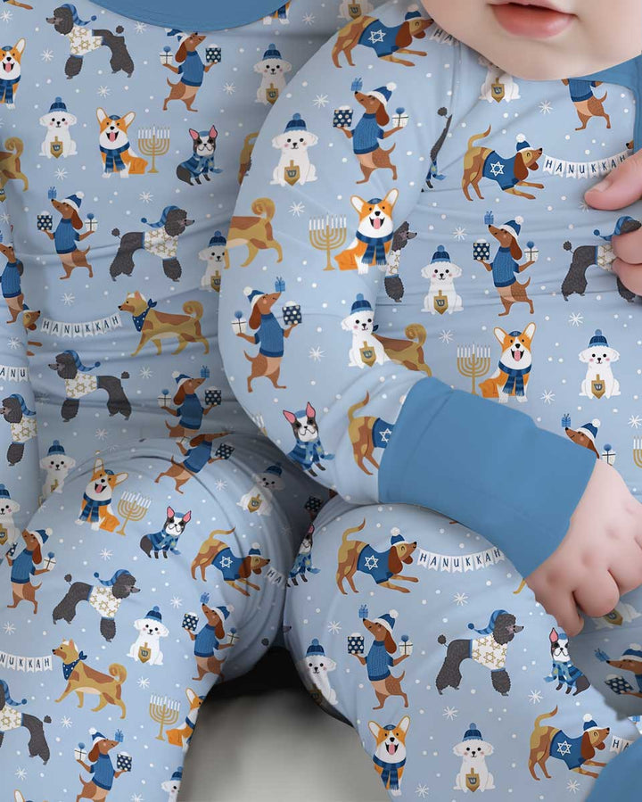 Hanukkah Dogs Bamboo Convertible Zippy