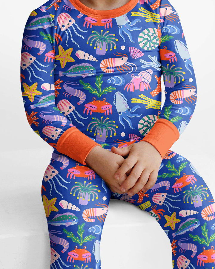 Under the Sea Bamboo Two Piece Long Sleeve Pyjamas Set