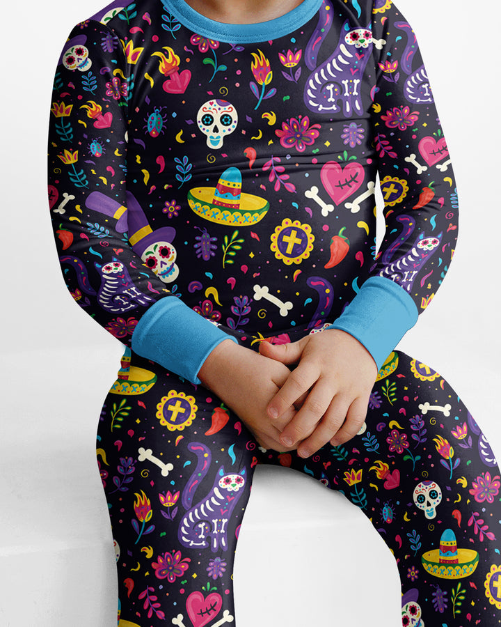 Template Bamboo Two Piece Long Sleeve Pyjamas Set
