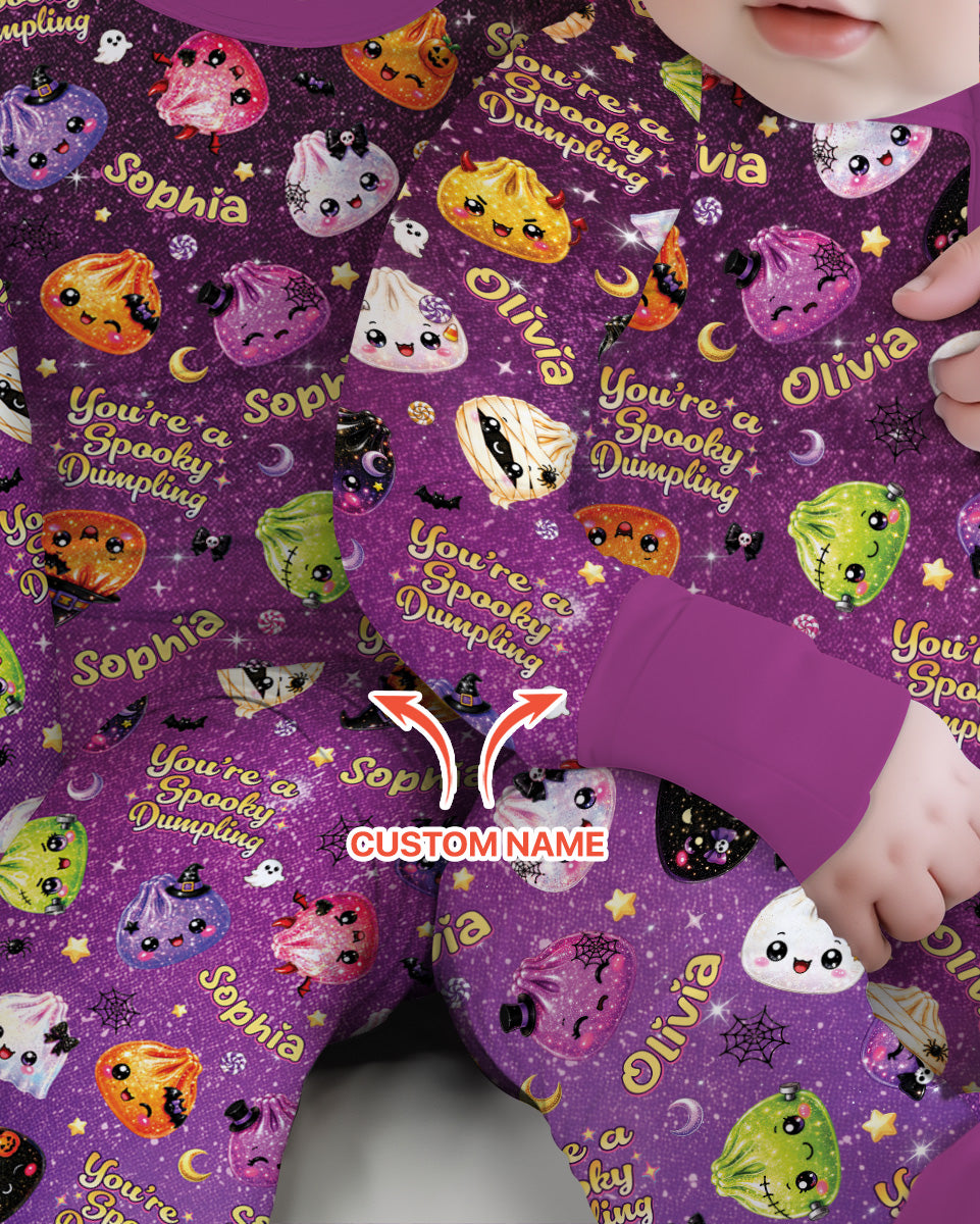 Custom Name You're A Spooky Dumpling Bamboo Convertible Zippy