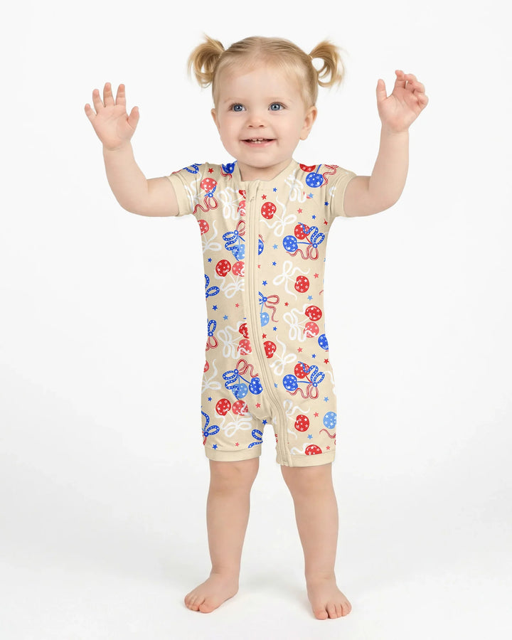 Cherry America 4th of July Bamboo Shorty Zippy