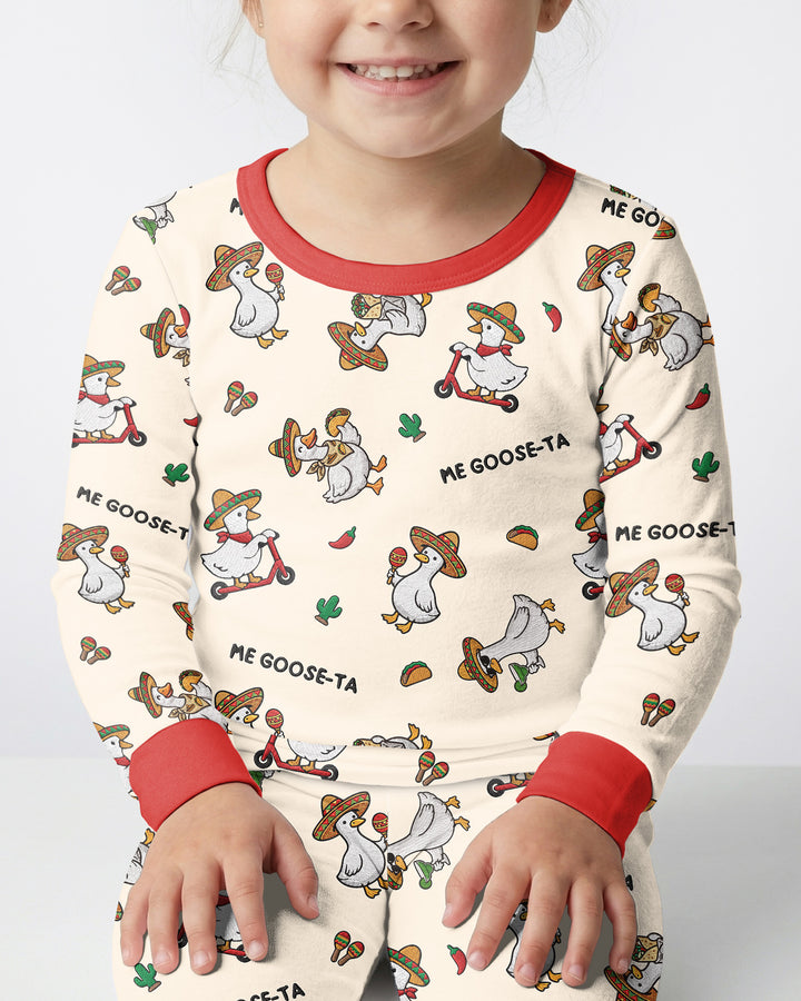 Me-Goose-Ta Bamboo Two Piece Long Sleeve Pajama Set