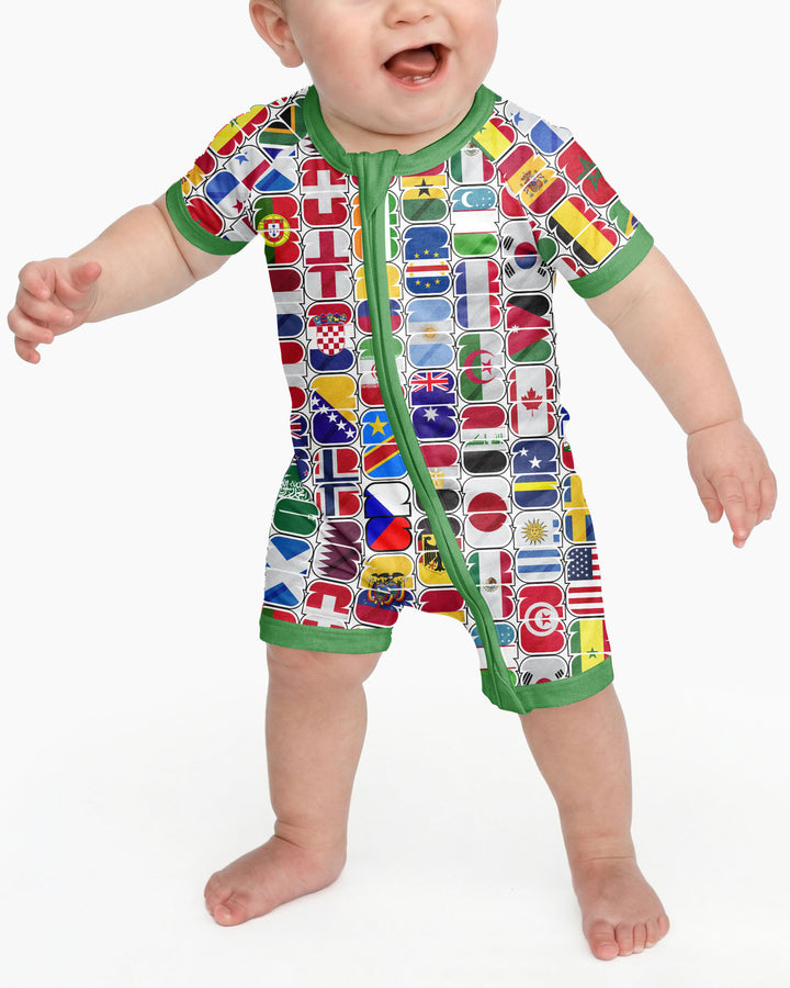 We Are 26 Family Matching Bamboo Shorty Zippy