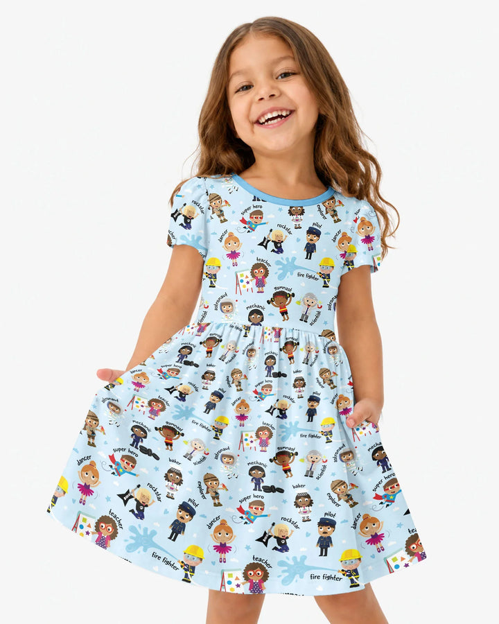 When I Grow Up Bamboo Twirl Dress