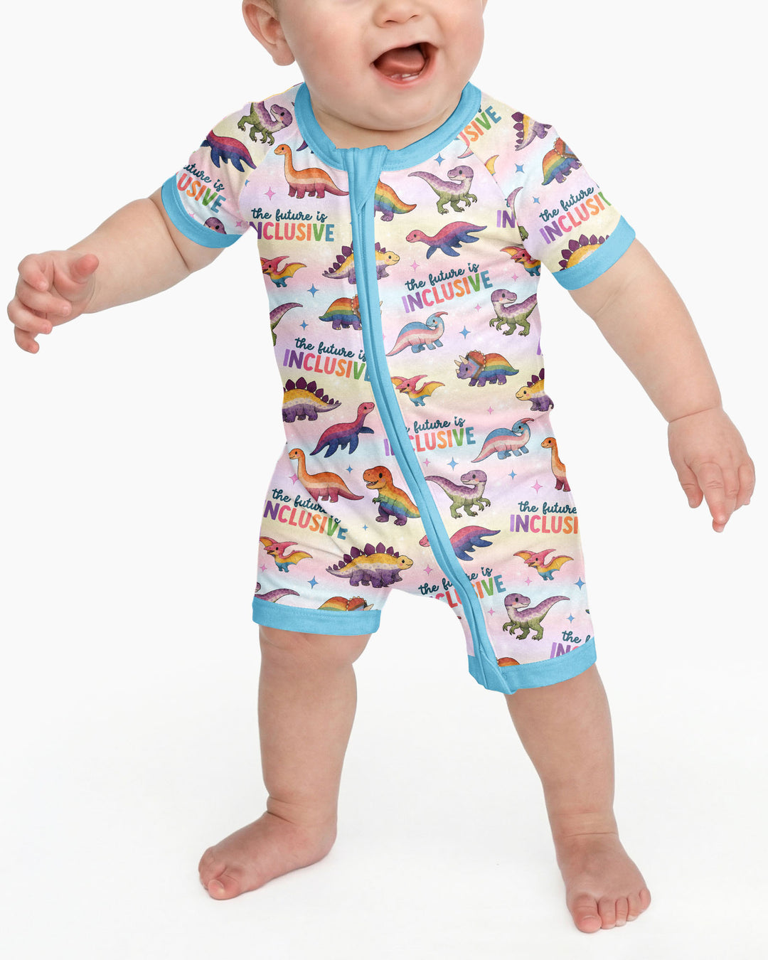 The Future is Inclusive Bamboo Shorty Zippy