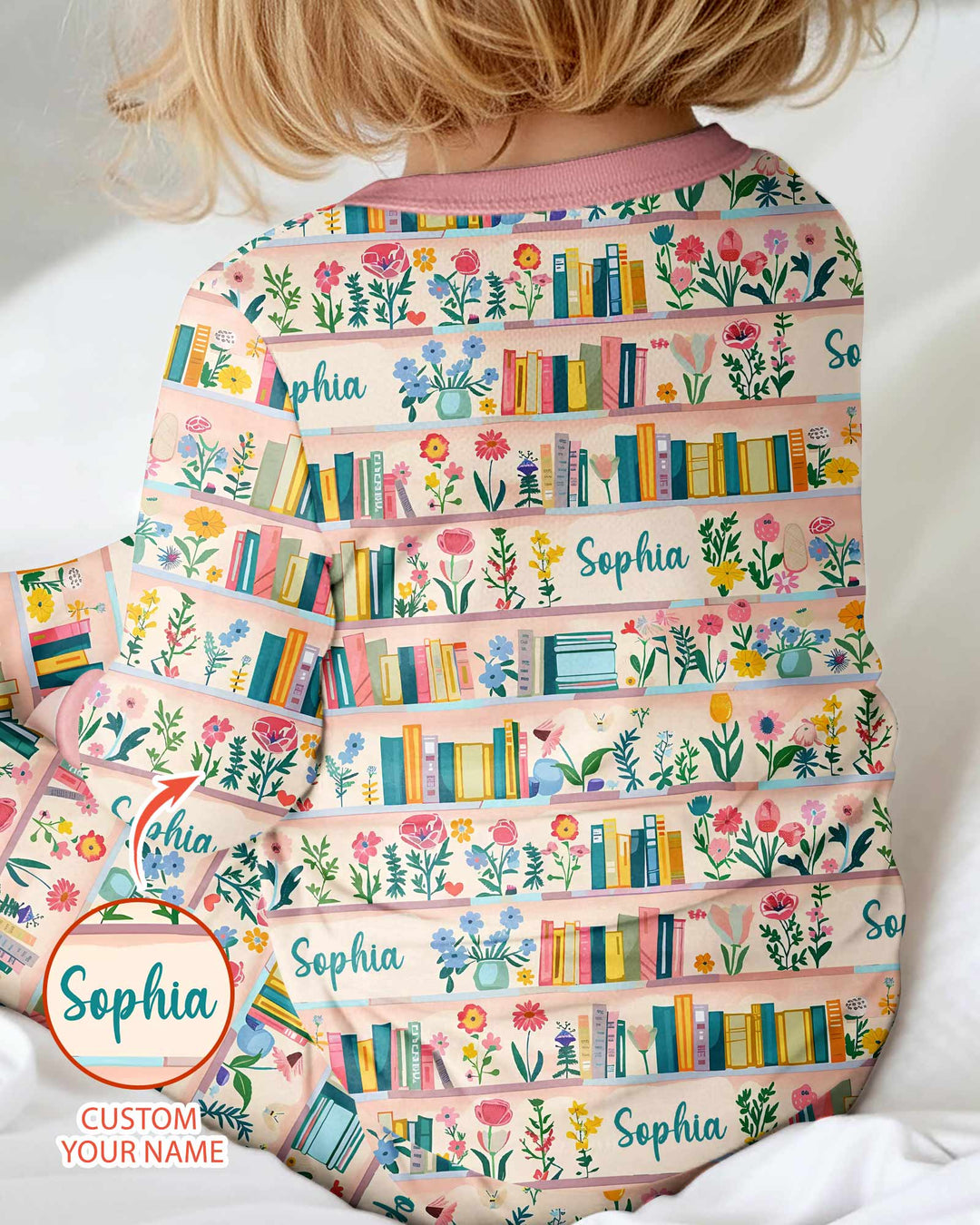 Personalized Book Lover Bamboo Convertible Zippy