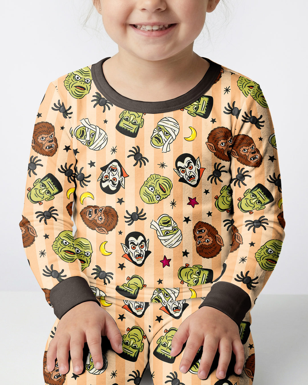 Template Bamboo Two Piece Long Sleeve Pyjamas Set