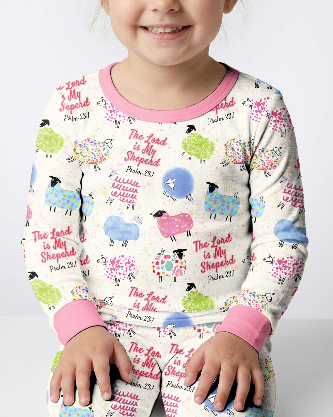 Template Bamboo Two Piece Long Sleeve Pyjamas Set