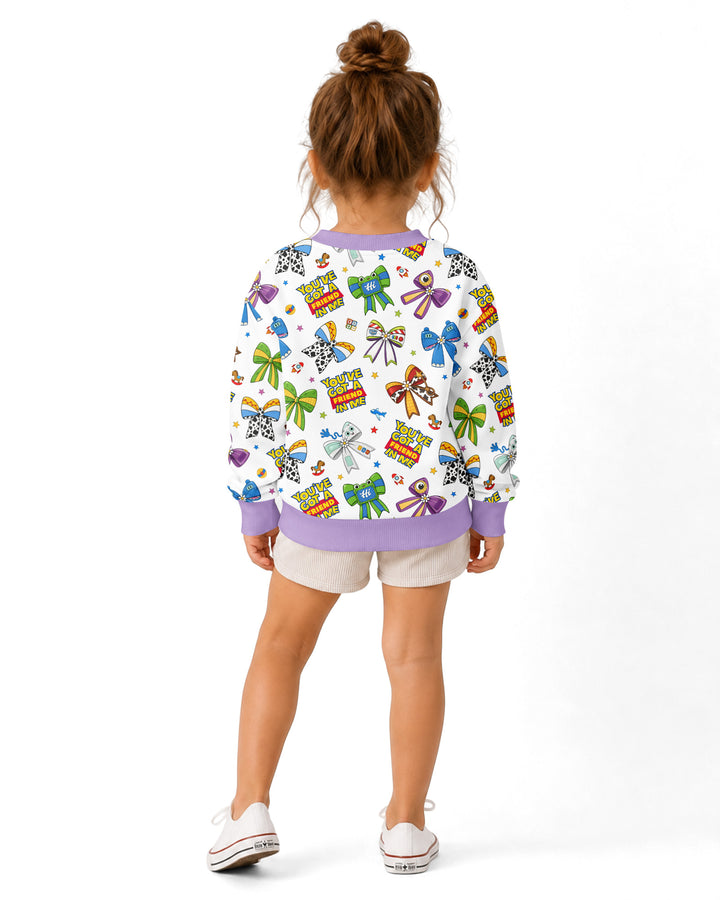 Magical Mirror Bow Bamboo Crewneck Sweatshirt