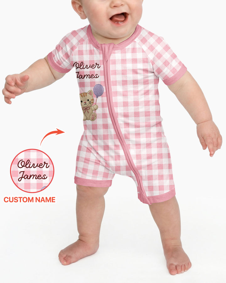 Teddy Bear Baby Bamboo Shorty Zippy