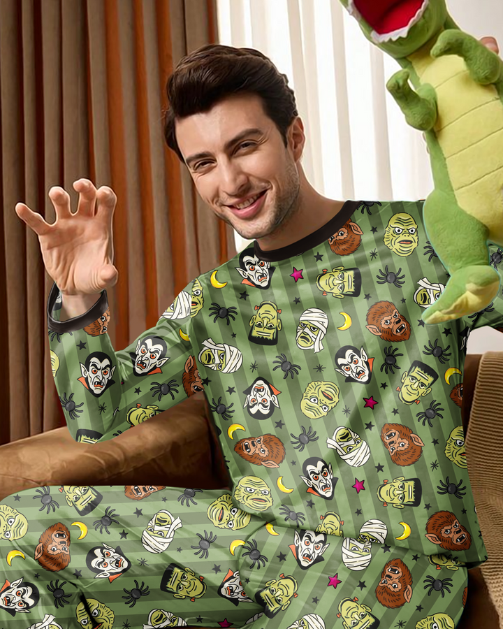 Creepy Crew Family Matching Bamboo Men's Pajama Set