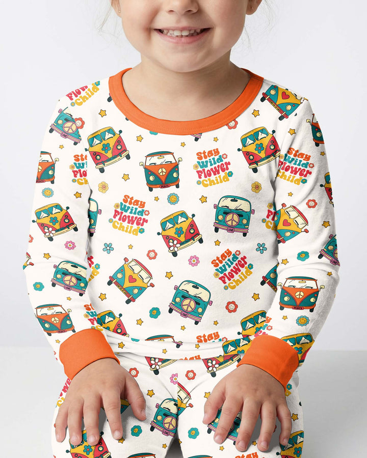 Template Bamboo Two Piece Long Sleeve Pyjamas Set