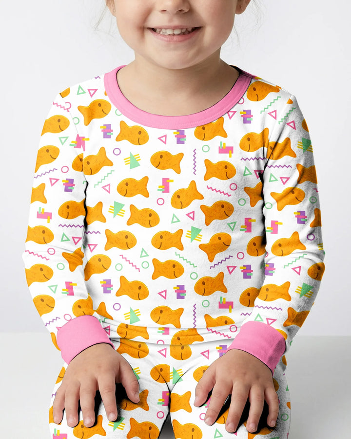 Template Bamboo Two Piece Long Sleeve Pyjamas Set