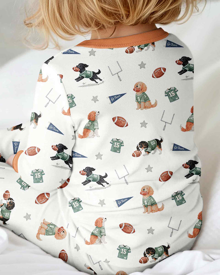 Football Pup Squad Family Matching Bamboo Convertible Zippy