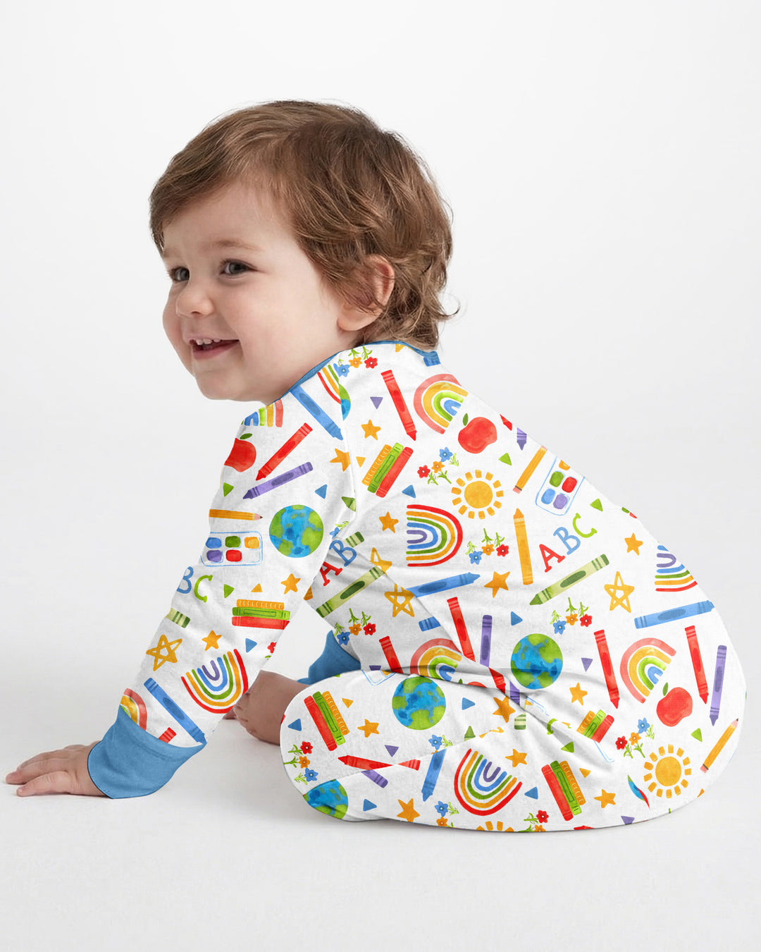 School Scribbles Bamboo Convertible Zippy