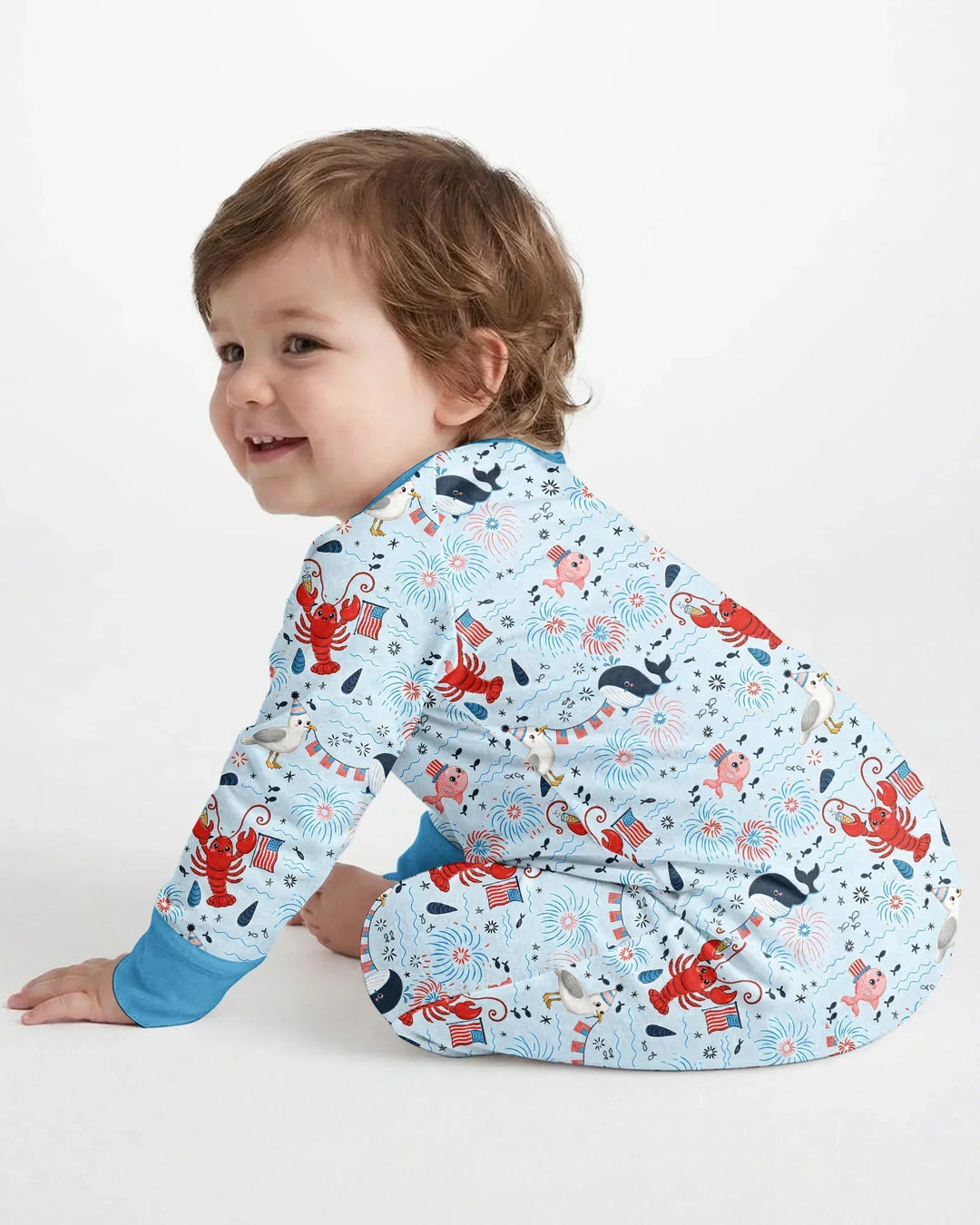 Celebrate 4th of July Family Matching Bamboo Convertible Zippy