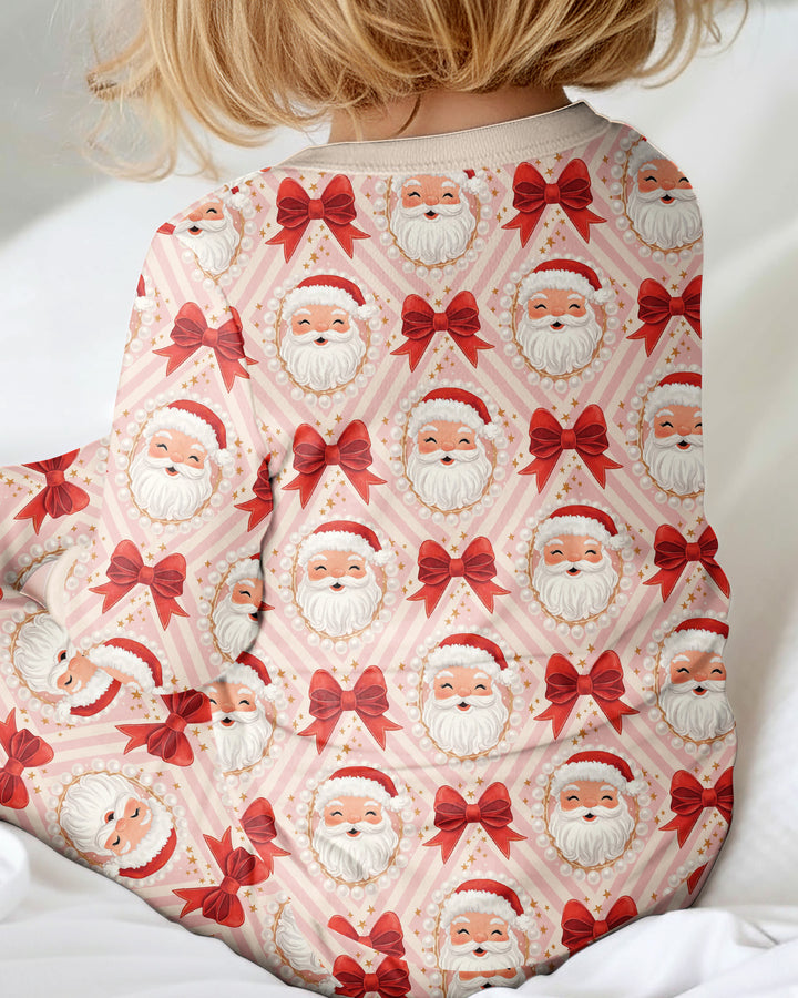 Preppy Coquette Santa Mommy And Me Matching Bamboo Convertible Zippy