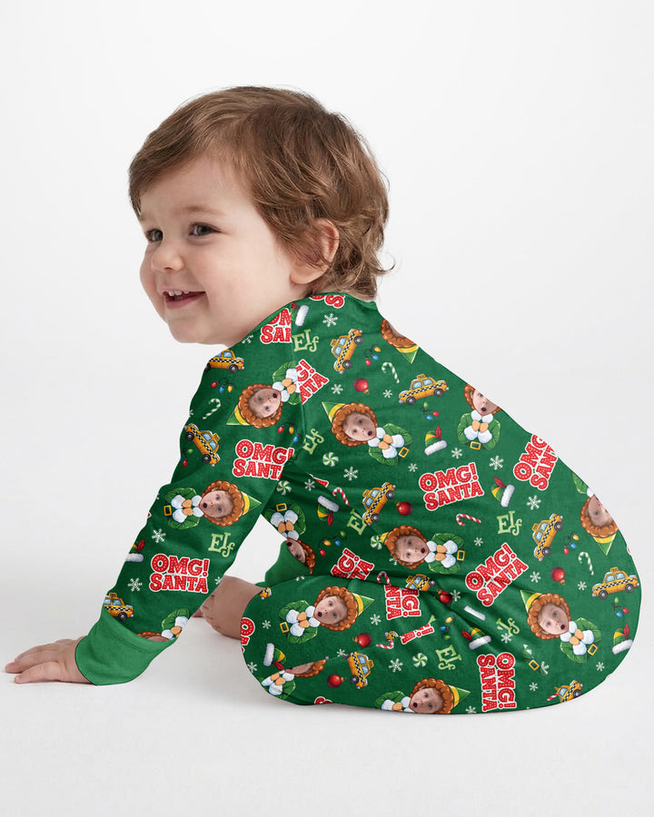 Custom Image OMG Santa Bamboo Convertible Zippy