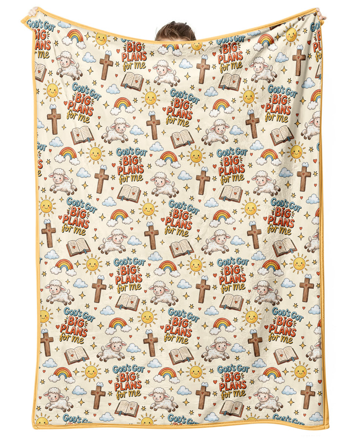 God's Got Big Plans For Me Bamboo Blanket
