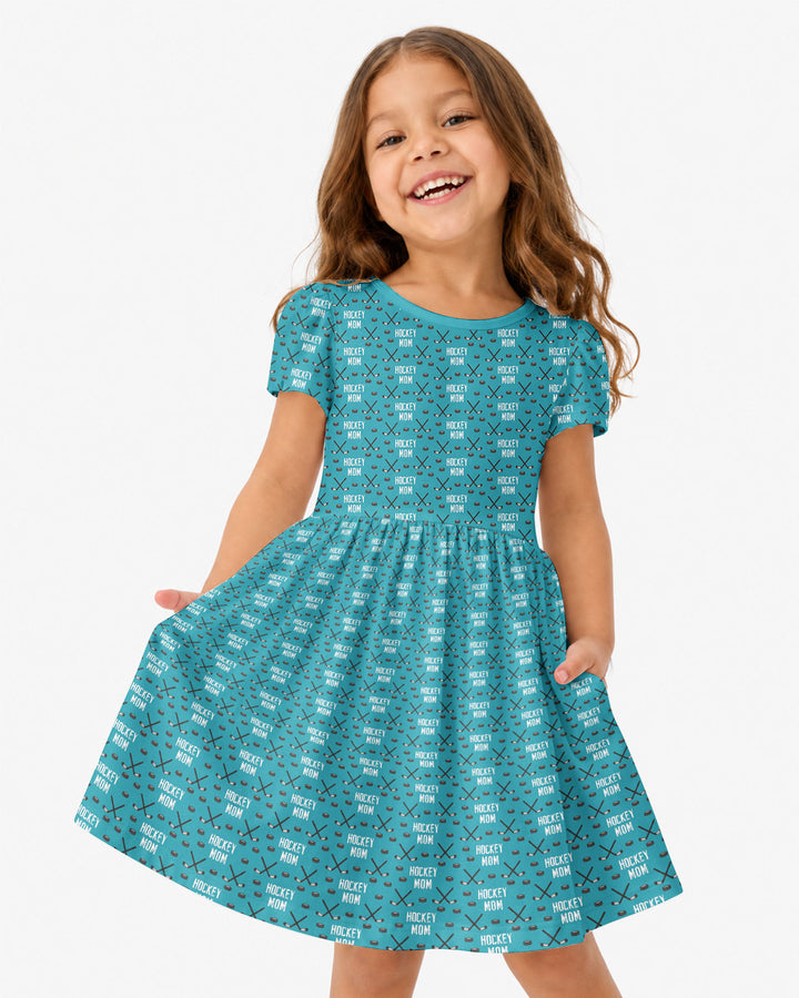 Hockey Mom Bamboo Twirl Dress