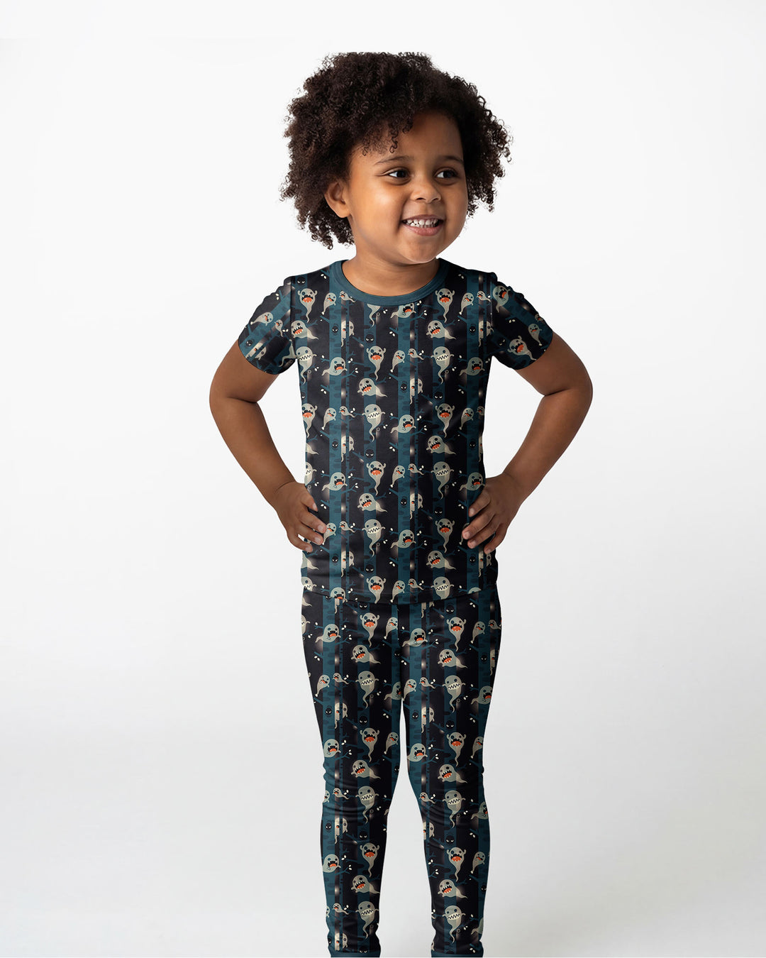 Scared yet Bamboo Two Piece Short Sleeve Pajama Set