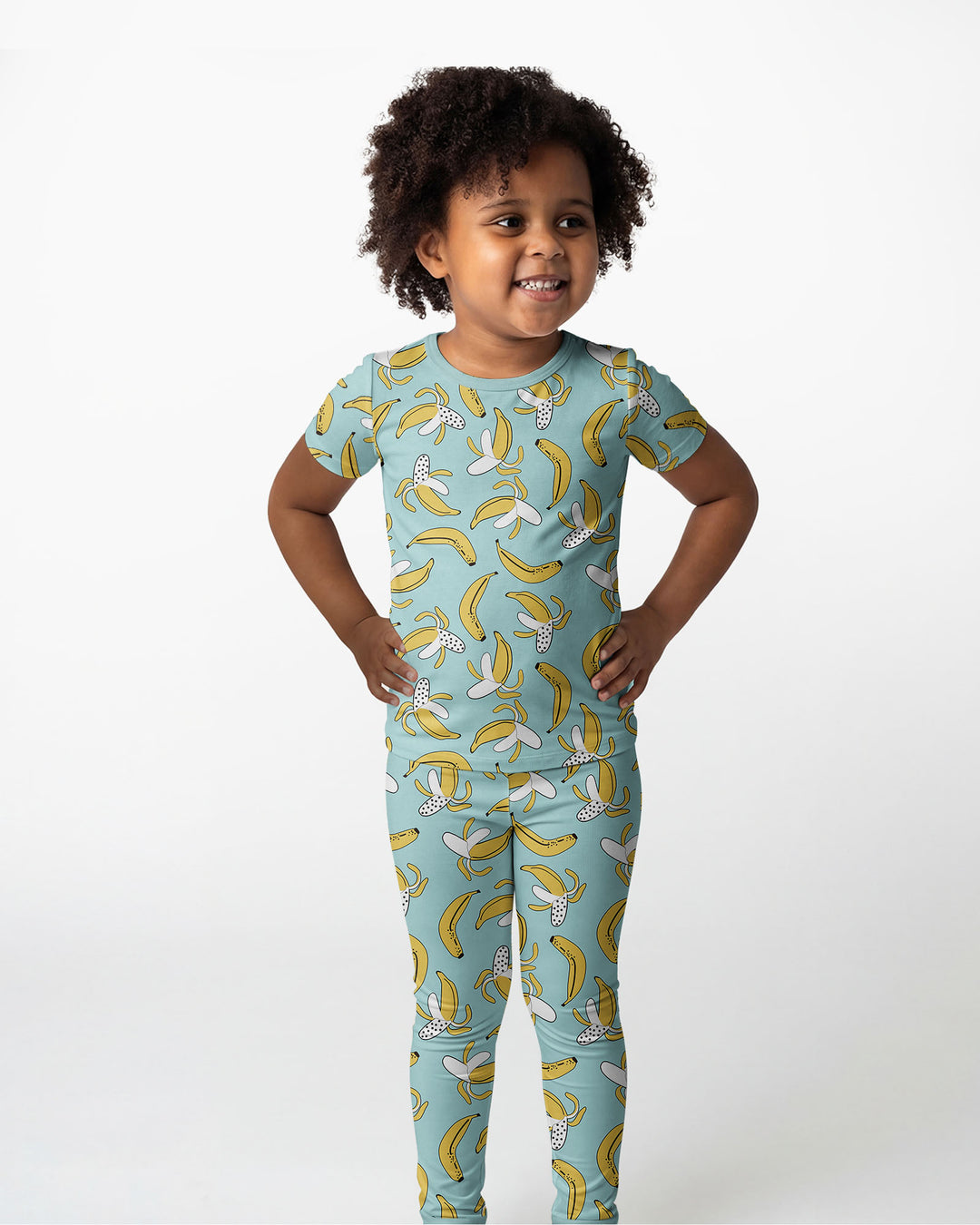 Bananas Bamboo Two Piece Short Sleeve Pyjamas Set