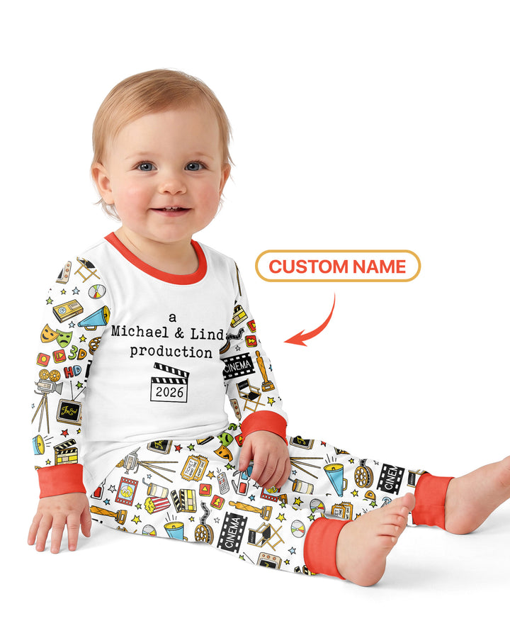 A Mom & Dad Production Bamboo Two Piece Long Sleeve Pajama Set