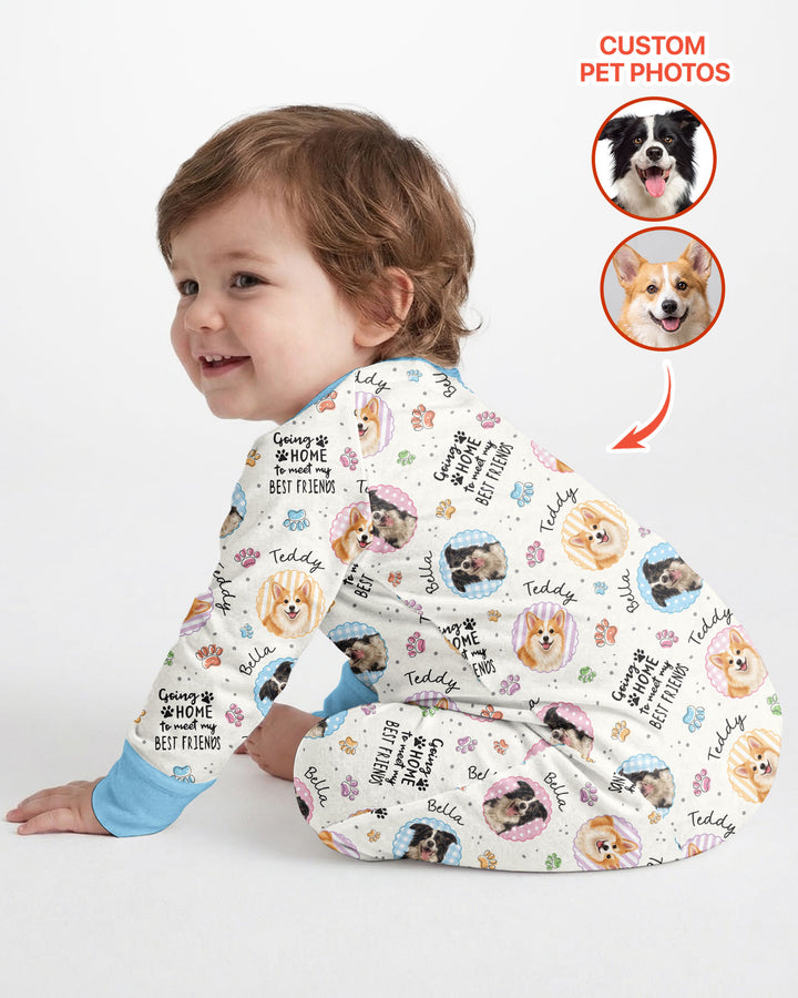Custom Pet Photo My First Best Friend Bamboo Convertible Zippy
