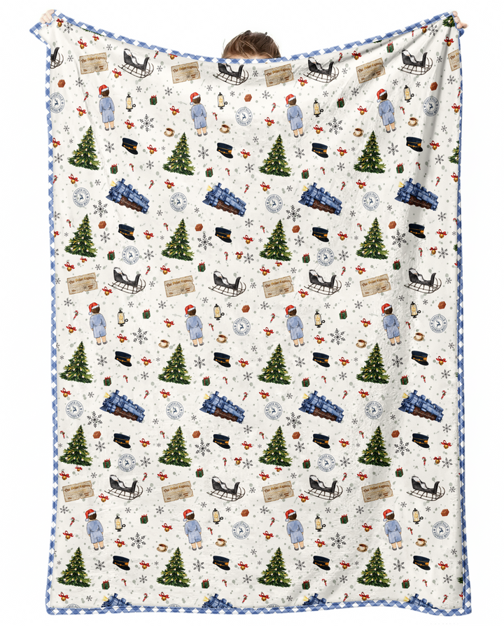 North Pole Adventure Bamboo Blanket