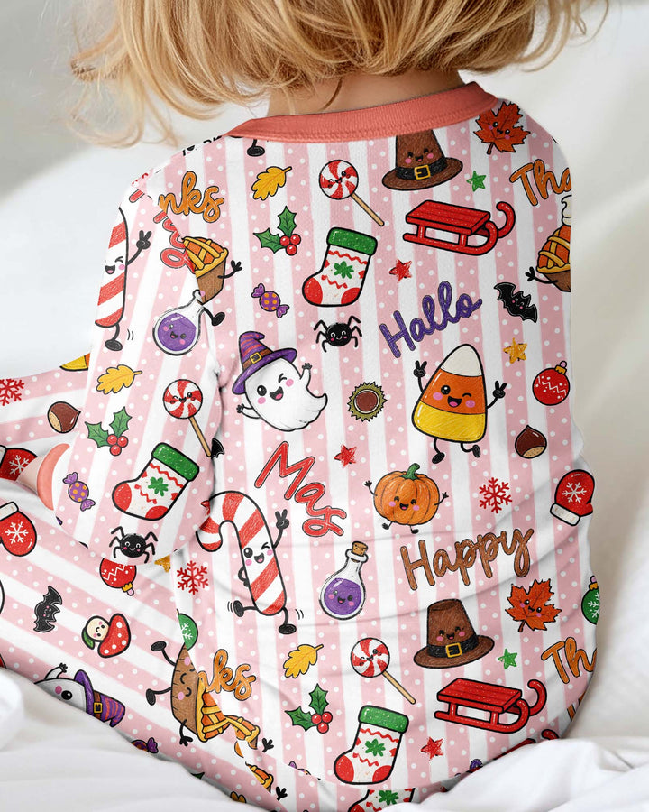 Happy Hallothanksmas Bamboo Convertible Zippy