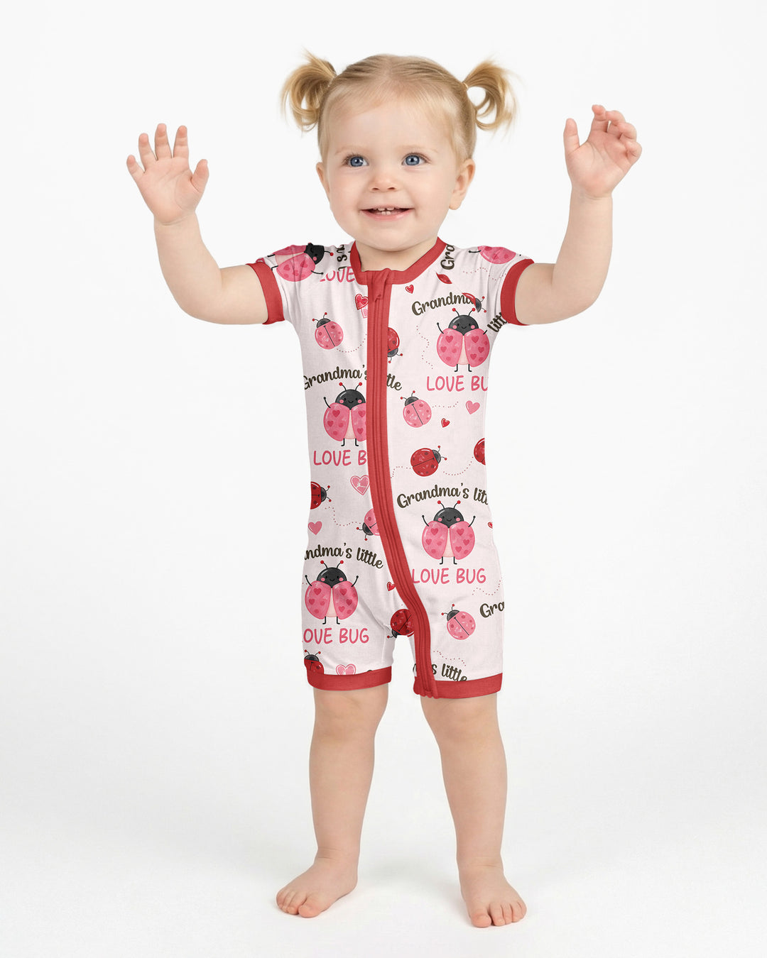 Grandma's Little Love Bug Bamboo Shorty Zippy