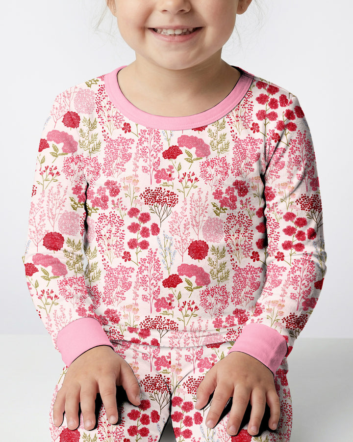 Template Bamboo Two Piece Long Sleeve Pyjamas Set