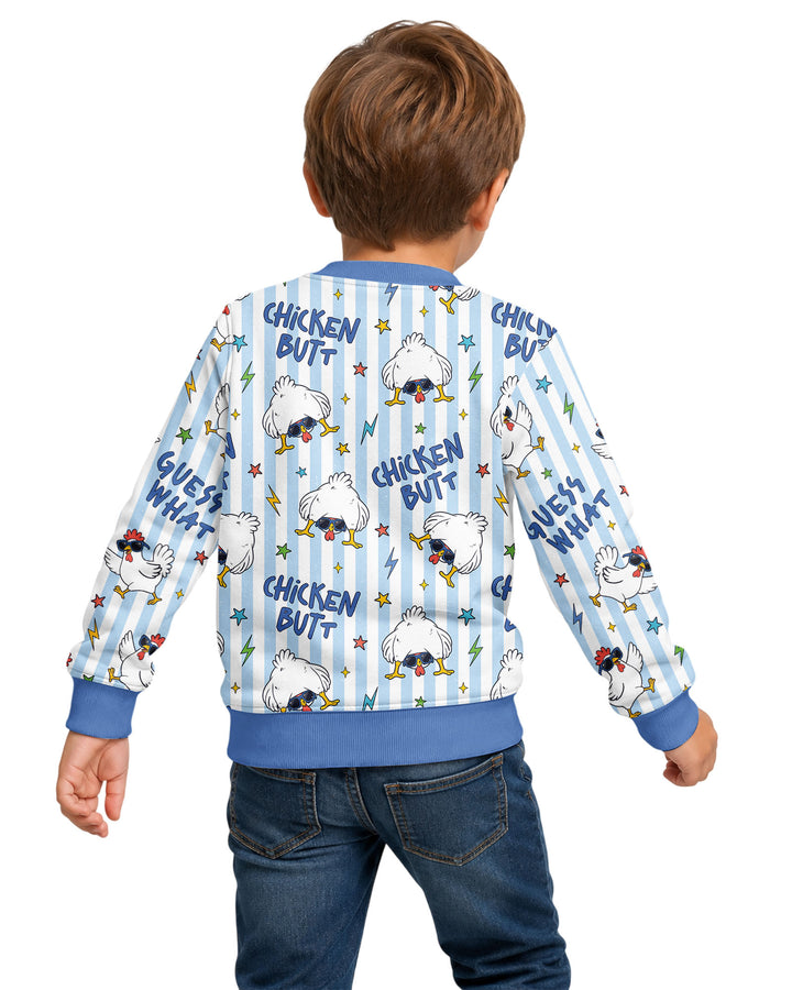 Guess What Chicken Butt! Bamboo Crewneck Sweatshirt