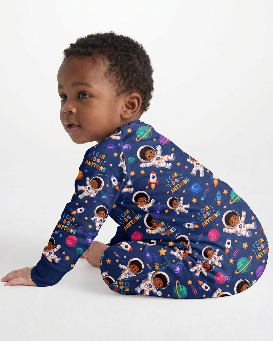 Black Astronaut I Can Do Anything Bamboo Convertible Zippy